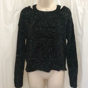 MUDD Size M Sweater Cold Shoulder Super Cute Top